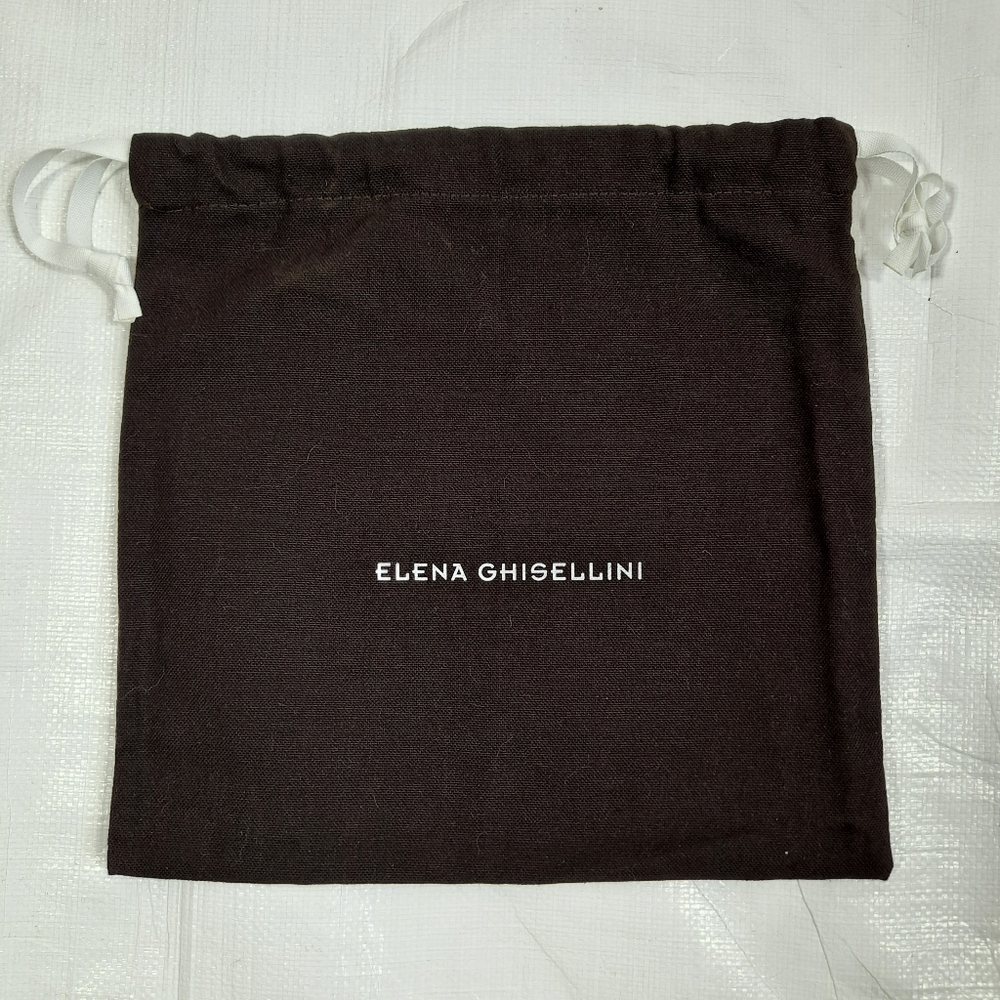 Elena Ghisellini Brown Drawstring Dust Cover Bag